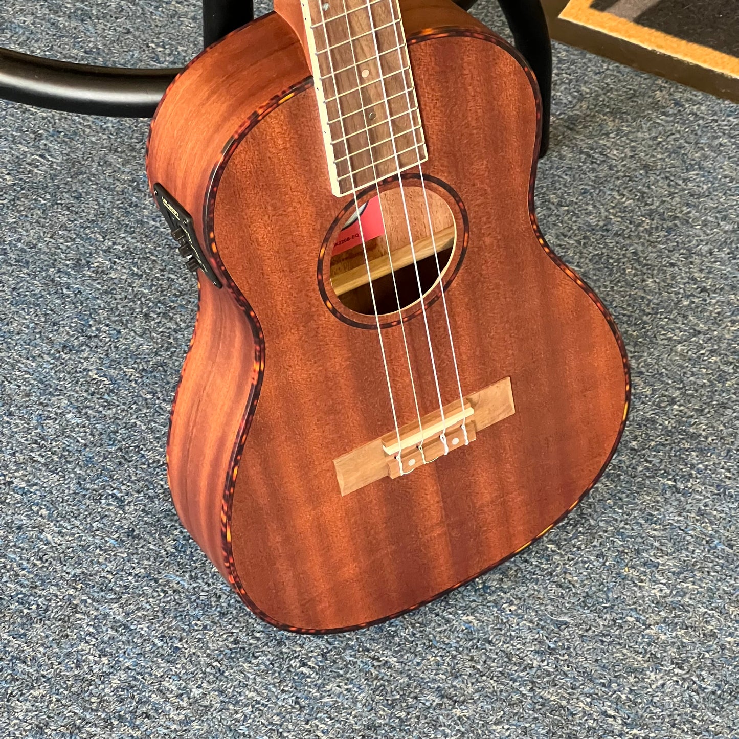 Amahi Baritone Acoustic-Electric Ukulele w/EQ Pickup, built in tuner