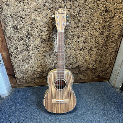 Amahi UK330T Classic Zebrawood Tenor Ukulele