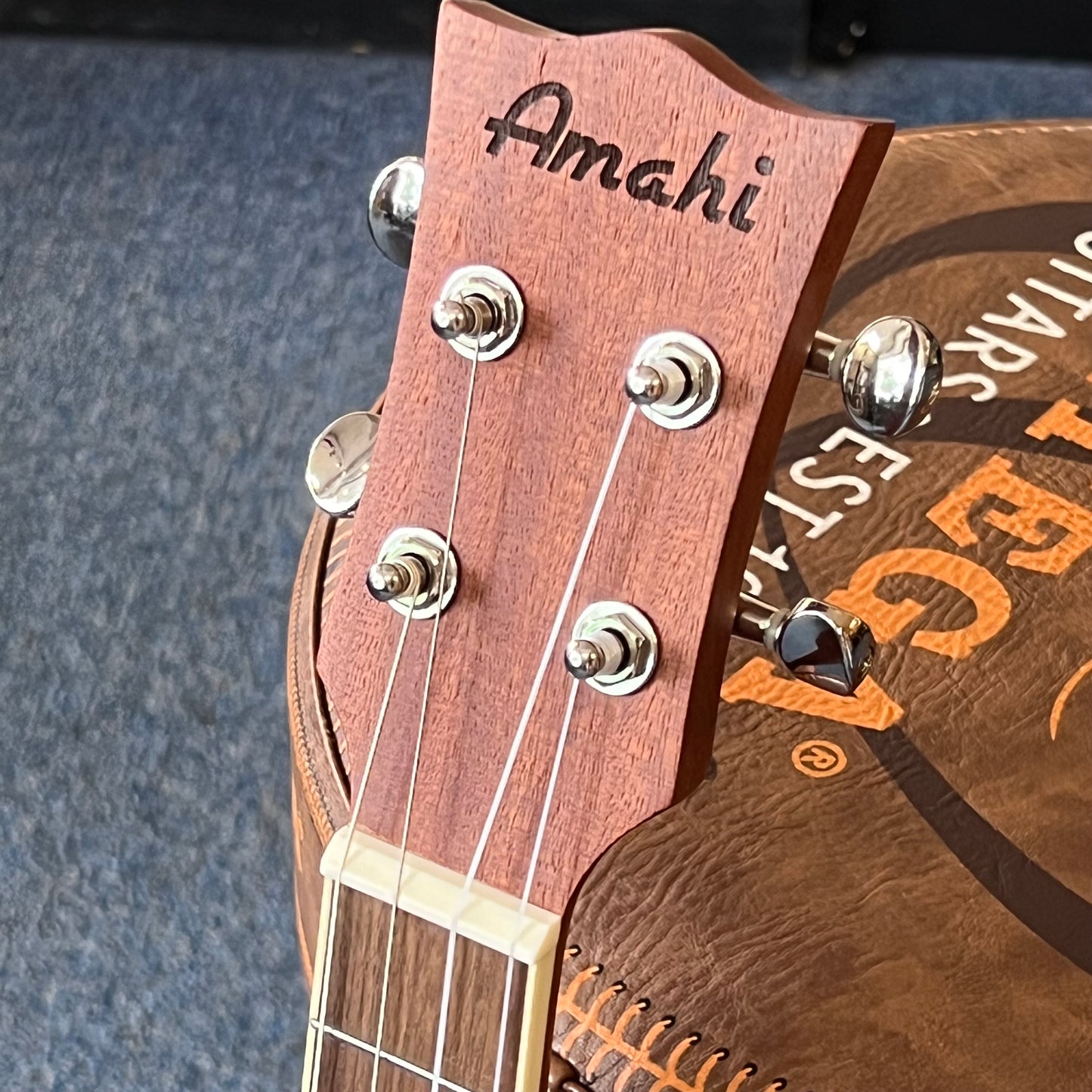 Amahi Baritone Acoustic-Electric Ukulele w/EQ Pickup, built in tuner