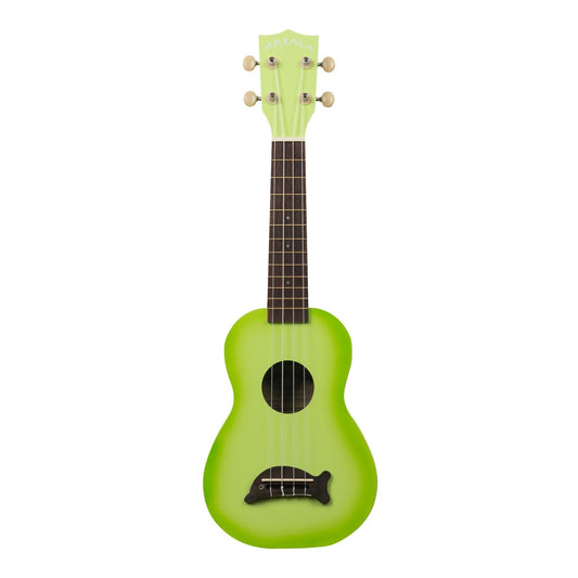 Makala Dolphin Soprano Ukulele - Green Apple Burst