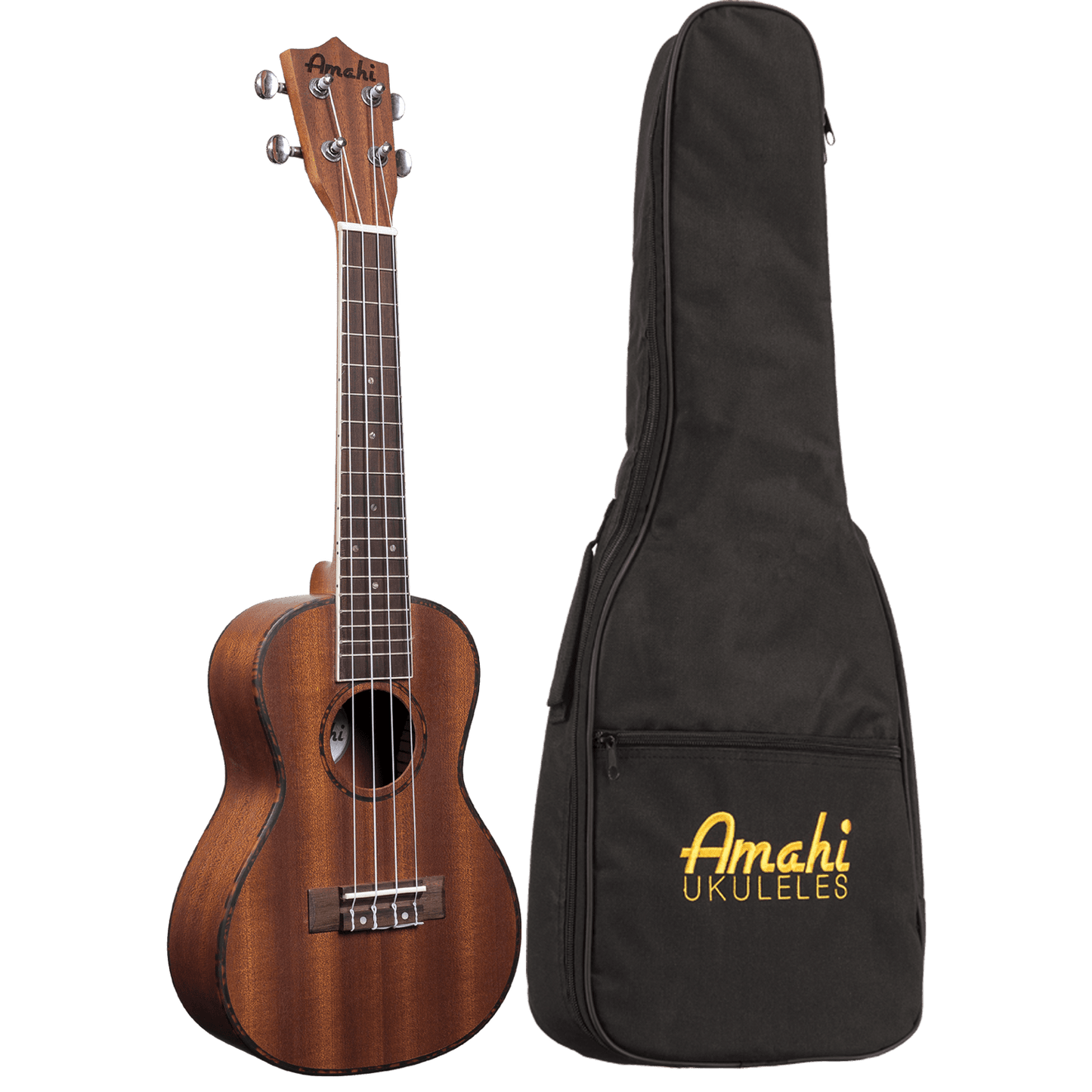 Amahi Classic Mahogany Tenor Ukulele w/EQ